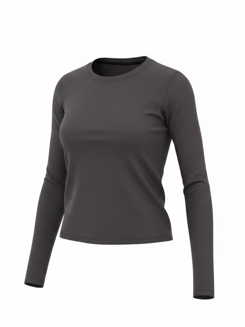 Avia Long Sleeve Women's Tee in Dark Gray